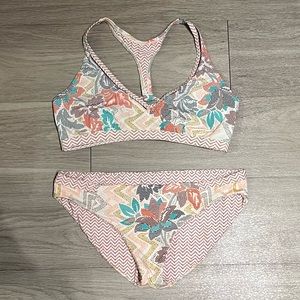New Prana Bikini Top and Bottom Large